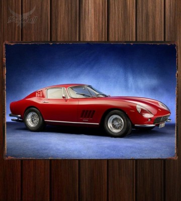 Металлическая табличка Ferrari 275 GTB 6C Scaglietti Shortnose 262